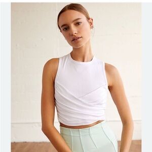Free People Movement White Sleeveless Women's Top size small